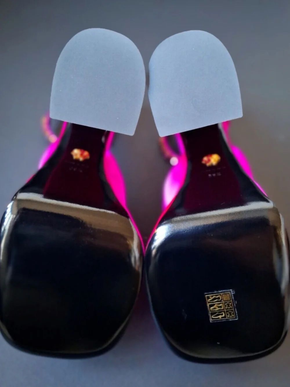 Versace Medusa Charm Platform Heels size 39